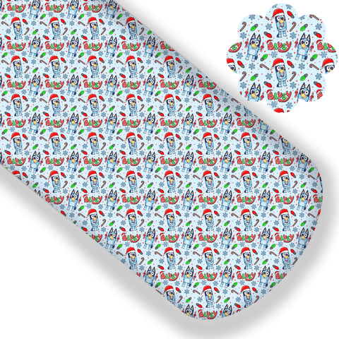 Bluey Christmas Premium Faux Leather