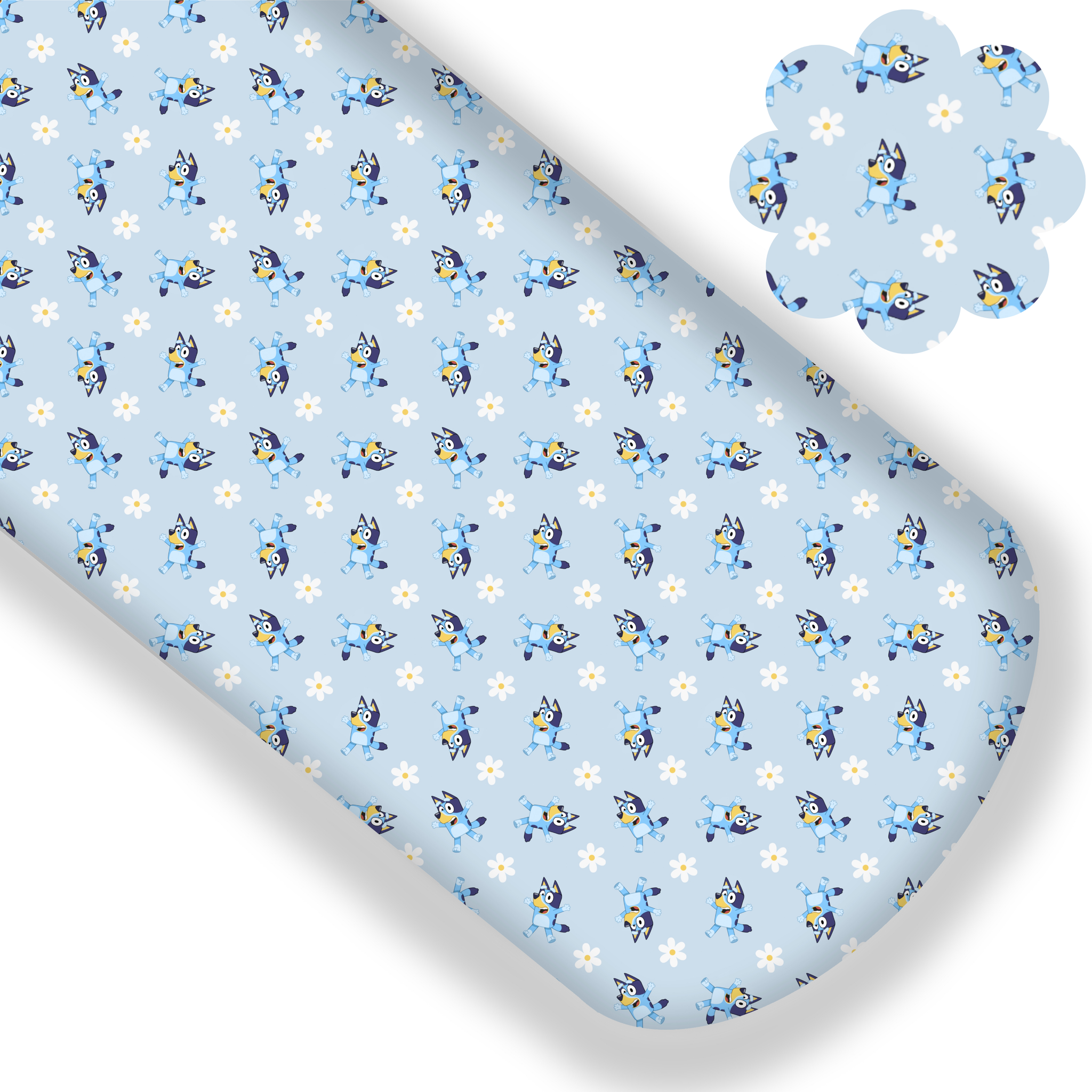 **READY TO SHIP!** Blue Daisy Dog Premium Faux Leather