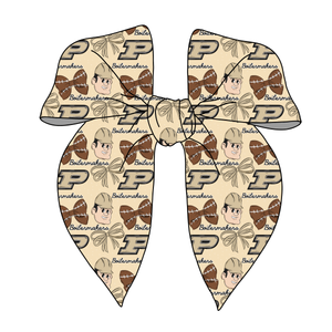 (PREORDER) PRE-TIED SURGED EDGE BOW-College Football-Purdue Boilermakers