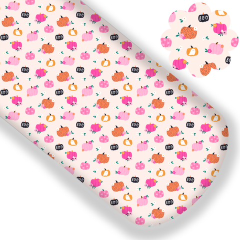 Boo Pumpkins Premium Faux Leather