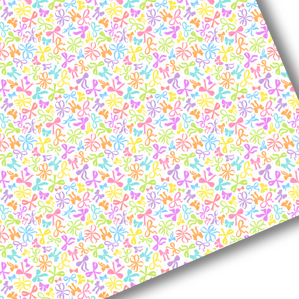 **READY TO SHIP!** Colorful Bows Premium Faux Leather