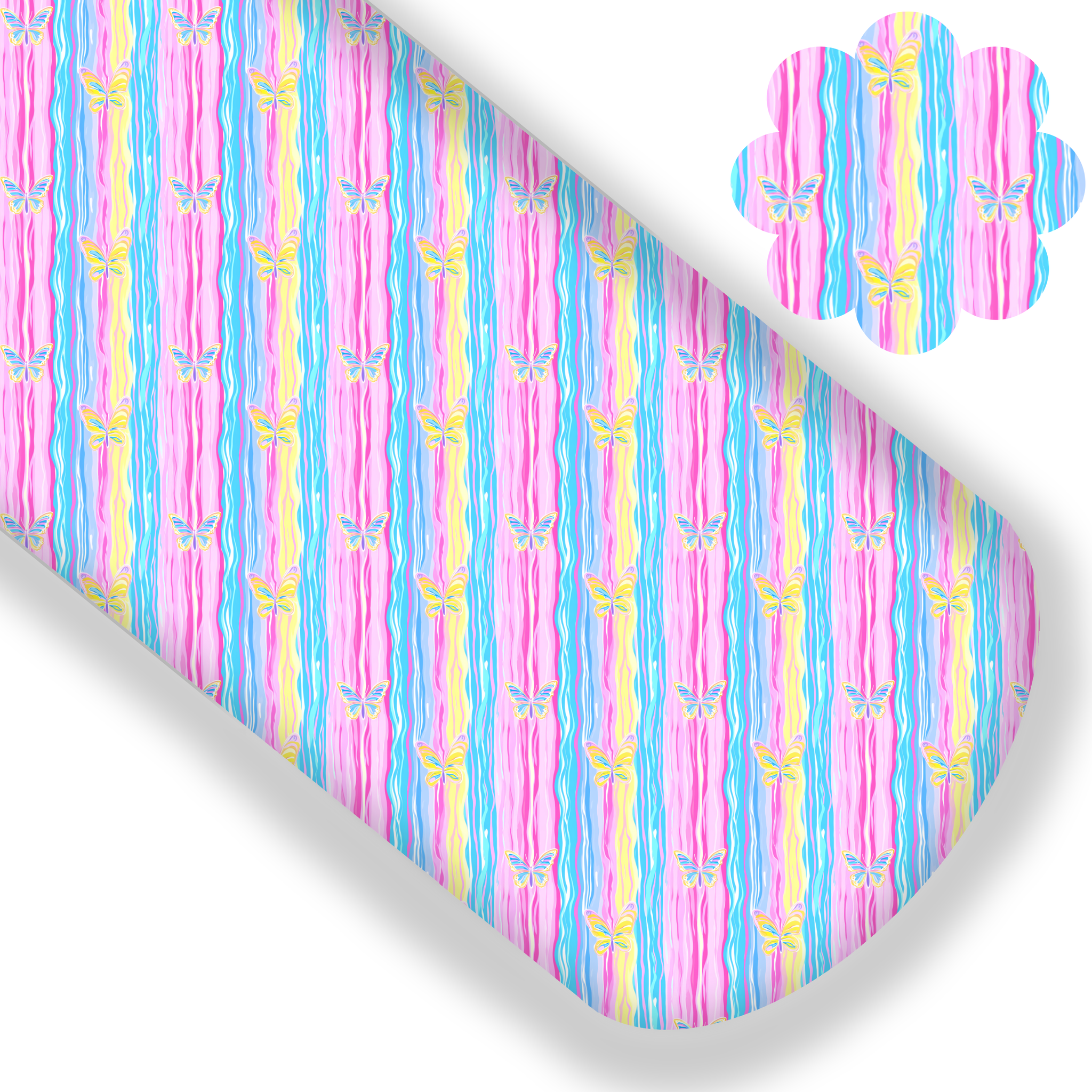 **READY TO SHIP!** Summer Butterflies Premium Faux Leather