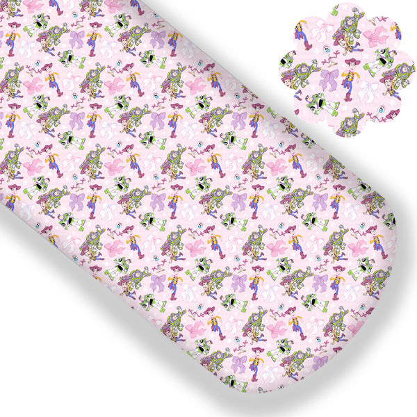 Pink Bow Story Premium Faux Leather