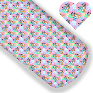 **READY TO SHIP!** Sister Pup Candy Hearts Premium Faux Leather