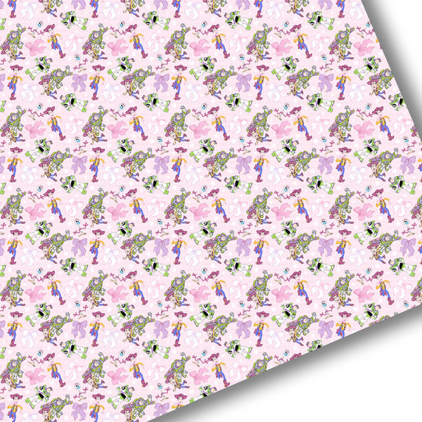 Pink Bow Story Premium Faux Leather