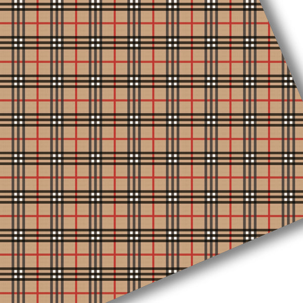 Boujee Plaid Premium Faux Leather