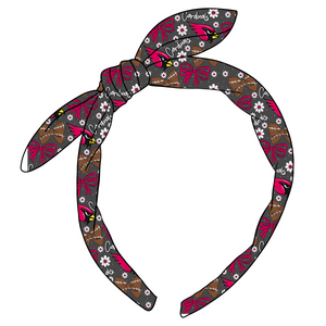 (PREORDER) KNOTTED BOW HEADBAND-NFL-Cardinals