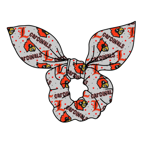 (PREORDER) SCRUNCHIE-College Football-Louisville Cardinals