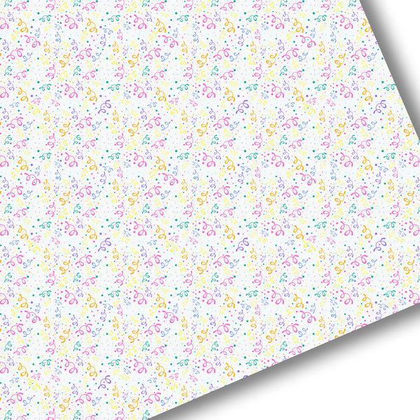 Confetti Curls Premium Faux Leather