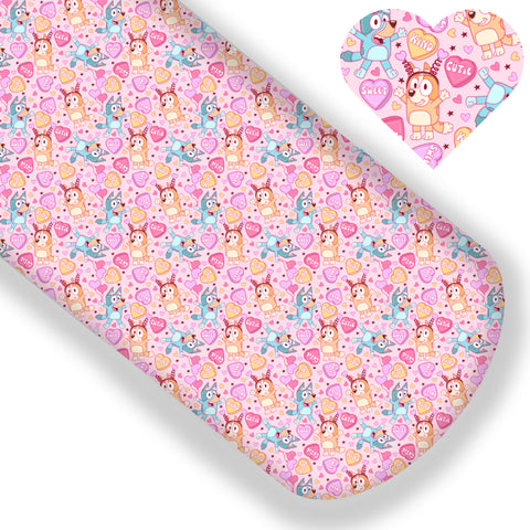**PREORDER** Candy Heart Dogs Premium Faux Leather