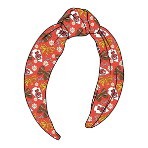 (PREORDER) TOP KNOT HEADBAND-NFL-Chiefs