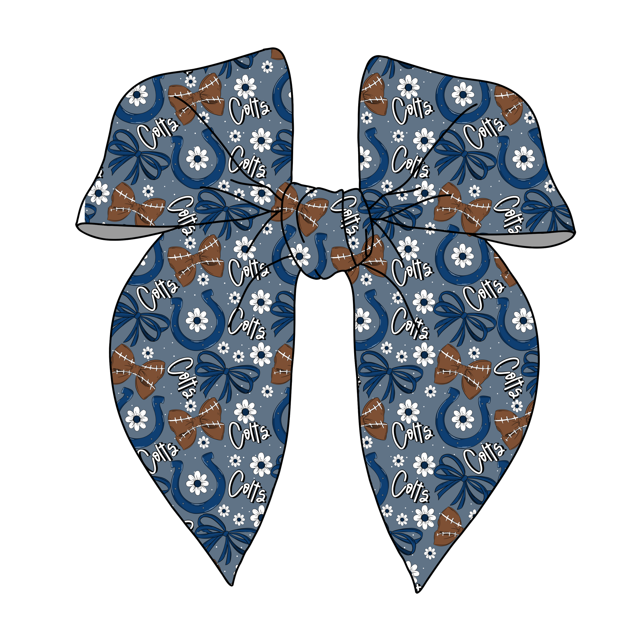 (PREORDER) PRE-TIED SURGED EDGE BOW-NFL-Colts