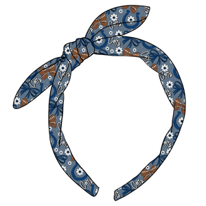 (PREORDER) KNOTTED BOW HEADBAND-NFL-Colts