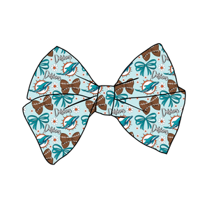 (PREORDER) PRE-TIED BOW-NFL-Dolphins