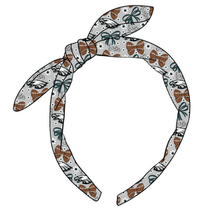 (PREORDER) KNOTTED BOW HEADBAND-NFL-Eagles