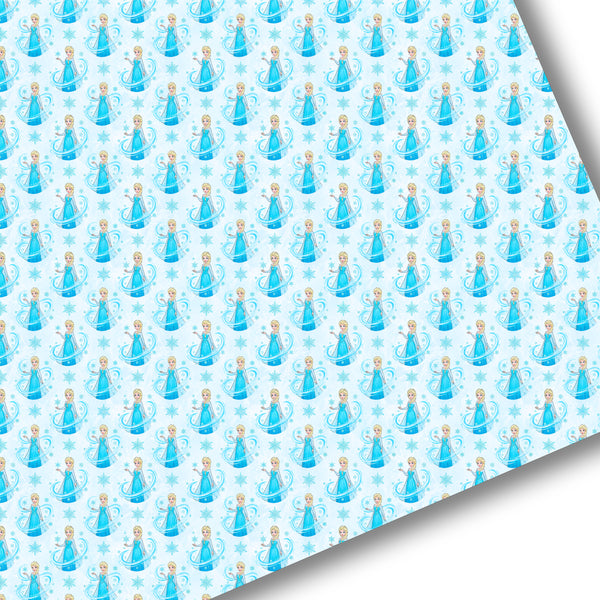 Icy Swirl Queen Premium Faux Leather