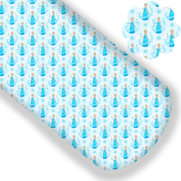 Icy Swirl Queen Premium Faux Leather