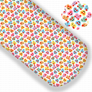 **READY TO SHIP!** Emoji Candy Hearts Exclusive Premium Faux Leather