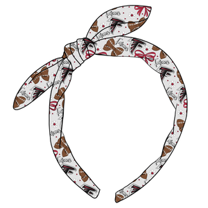 (PREORDER) KNOTTED BOW HEADBAND-NFL-Falcons