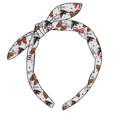 (PREORDER) KNOTTED BOW HEADBAND-NFL-Falcons