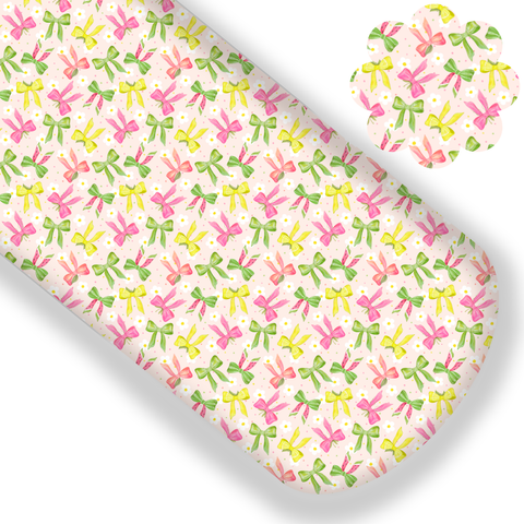 **READY TO SHIP!** Tutti Frutti Bows Premium Faux Leather