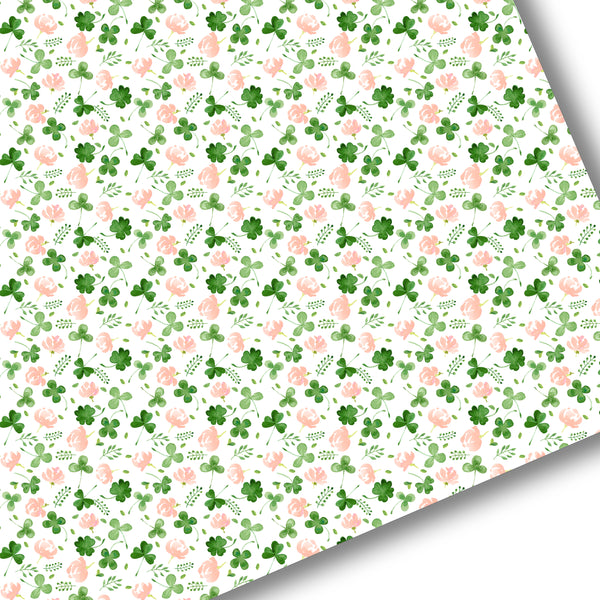 **READY TO SHIP!** Floral Clover Custom Premium Faux Leather