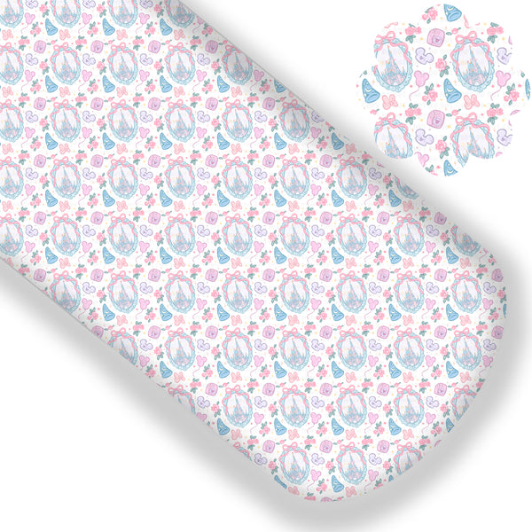 Floral Castle Premium Faux Leather