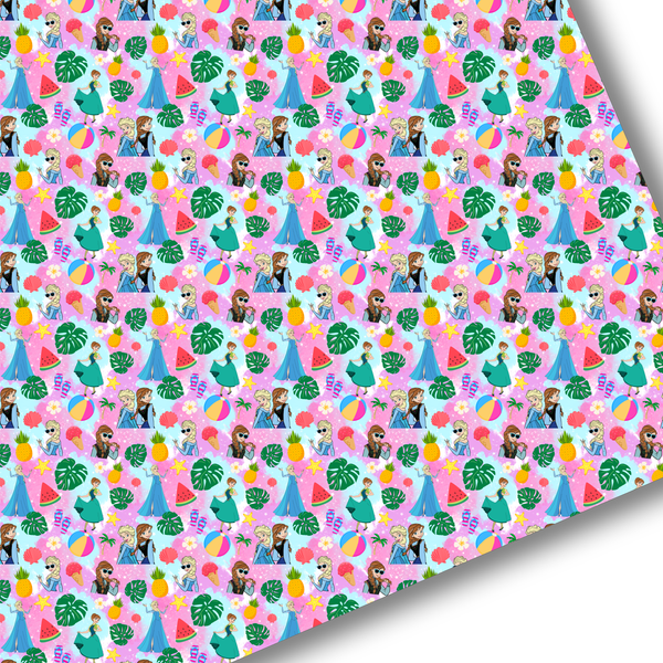 **READY TO SHIP!** Frozen Summer Premium Faux Leather