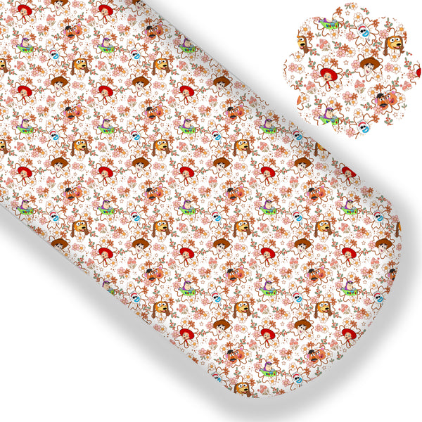 Toy Adventures Floral Premium Faux Leather