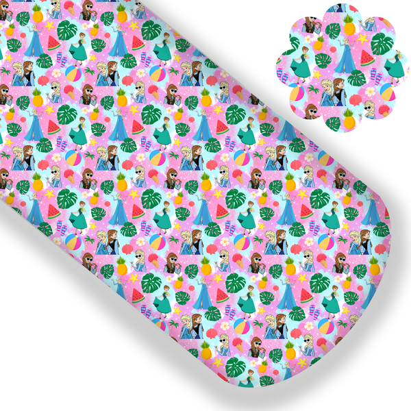 **READY TO SHIP!** Frozen Summer Premium Faux Leather