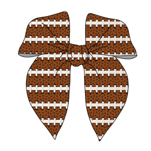 PRE-TIED SURGED EDGE BOW-Football Stitches
