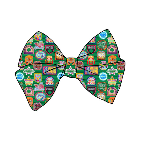 (PREORDER) PRE-TIED BOW-Girl Scout Badges
