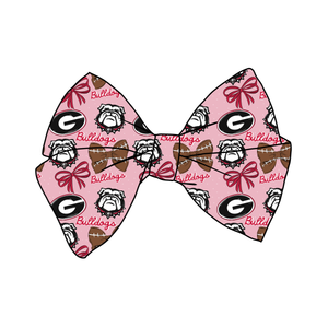 (PREORDER) PRE-TIED BOW-College Football-Georgia Bulldogs