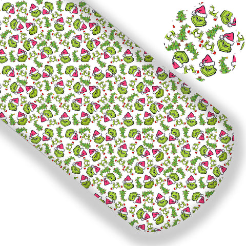 Grouchy Christmas Premium Faux Leather