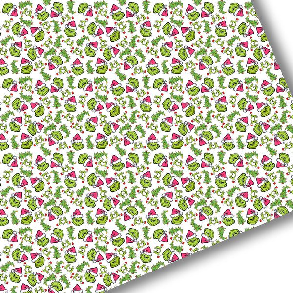 Grouchy Christmas Premium Faux Leather