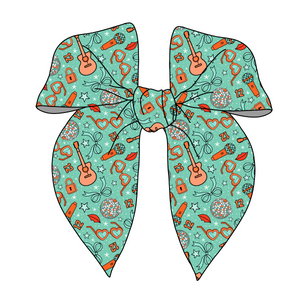 (PREORDER) PRE-TIED SURGED EDGE BOW-ShowGirl (Green)