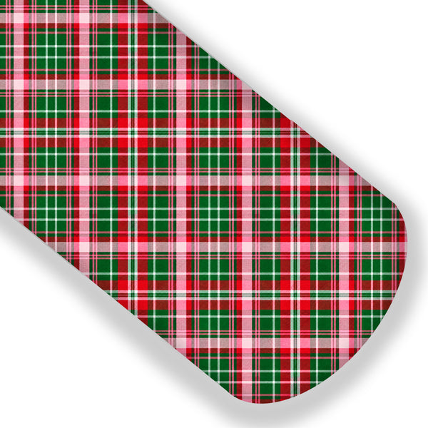 Merry & Bright Tartan Plaid Premium Faux Leather