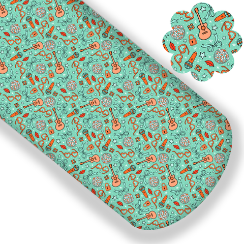 Life Of A Showgirl (Mint Green) Premium Faux Leather