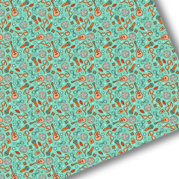 Life Of A Showgirl (Mint Green) Premium Faux Leather