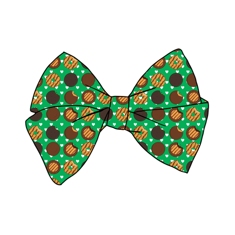 (PREORDER) PRE-TIED BOW-Girl Scout Cookies