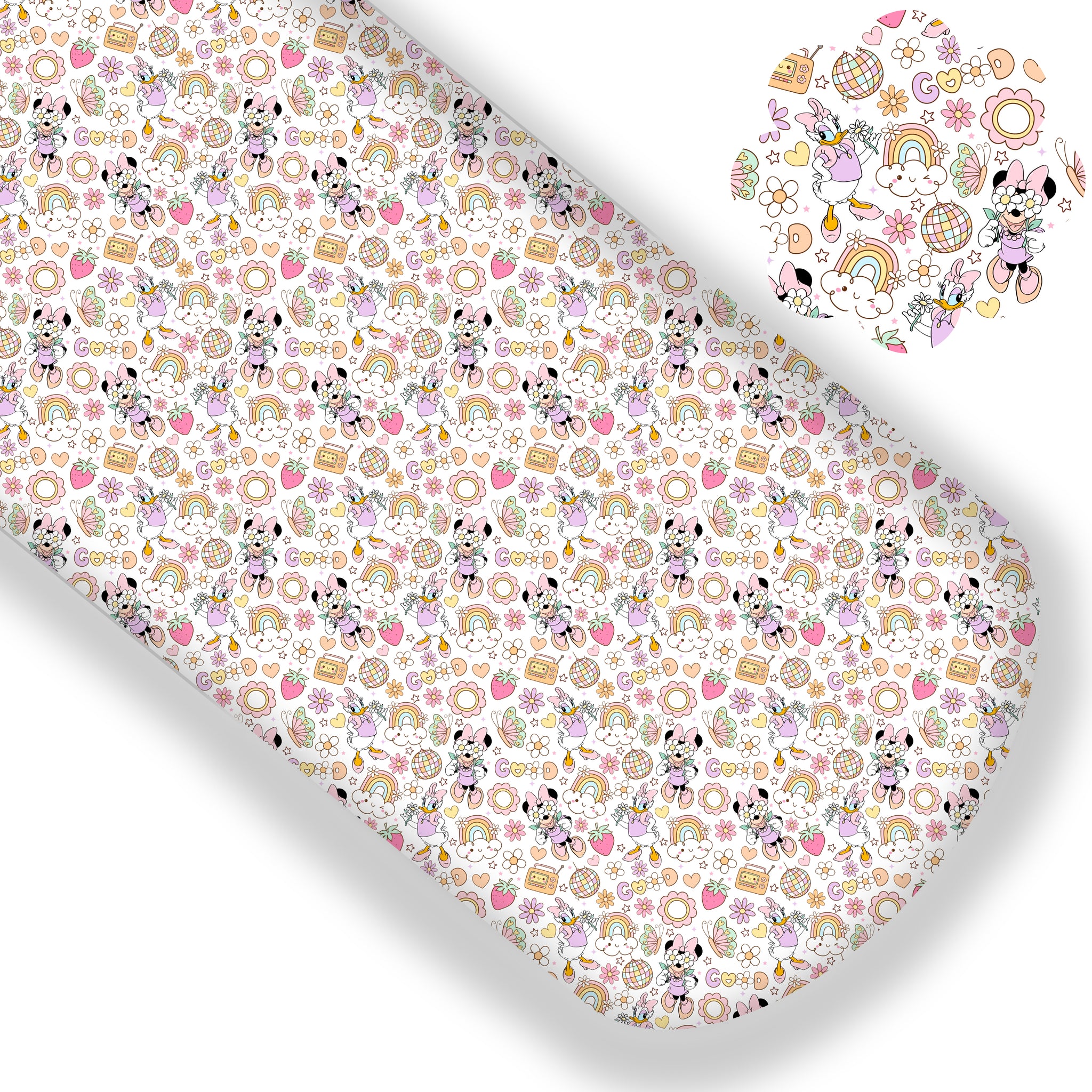 Good Vibes Mouse Premium Faux Leather