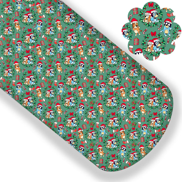 Heeler Fam Christmas Premium Faux Leather