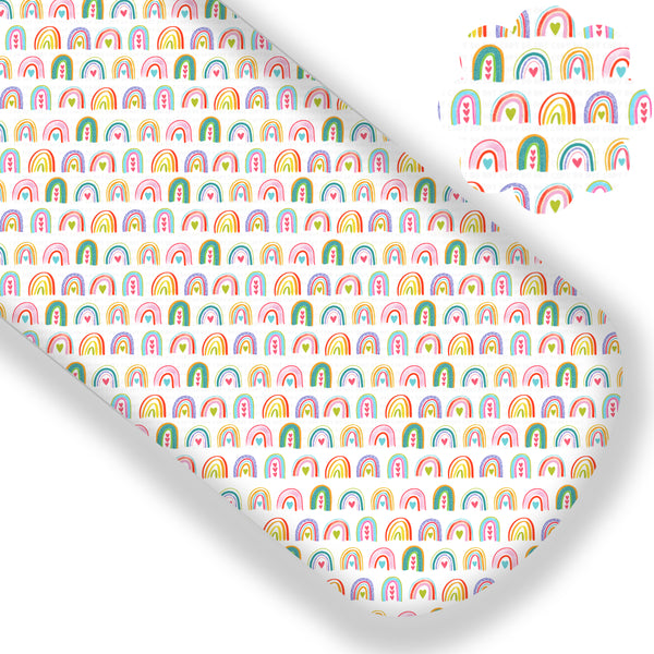 Happy Heart Rainbow EXCLUSIVE Premium Faux Leather