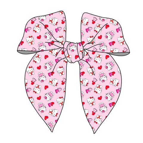 (PREORDER) PRE-TIED SURGED EDGE BOW-Hello Kitty V-Day
