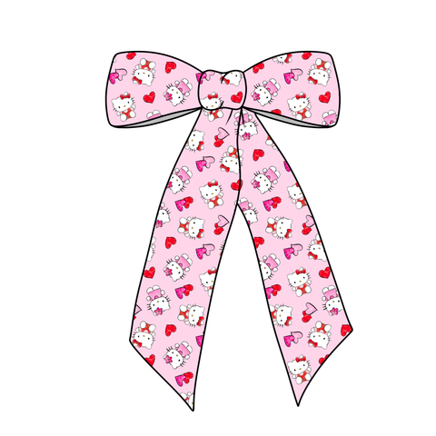 (PREORDER) PRE-TIED LONG TAILS BOW-Hello Kitty V-Day