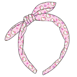 KNOTTED BOW HEADBAND-Hello Spring Kitty