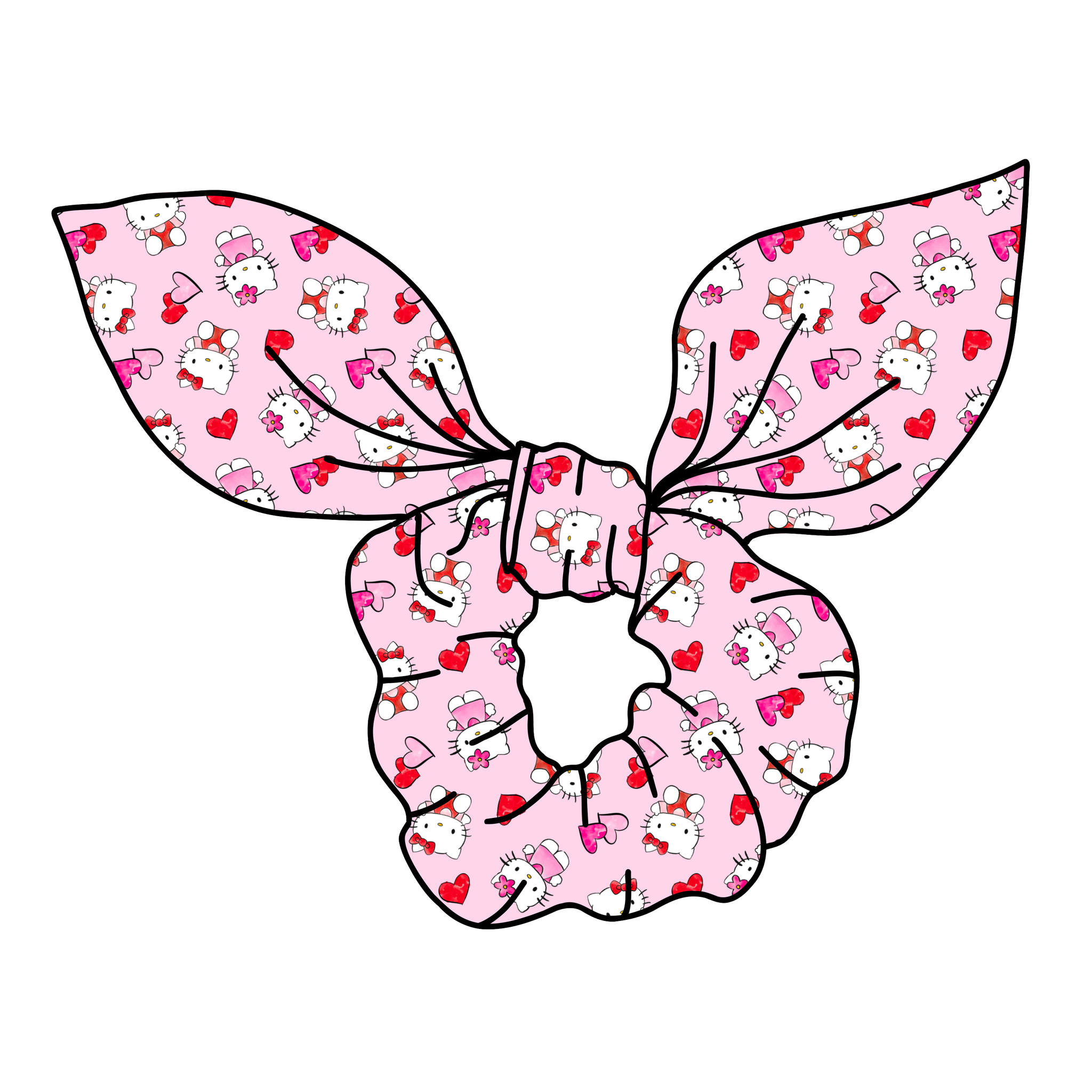 (PREORDER) SCRUNCHIE-Hello Kitty V-Day