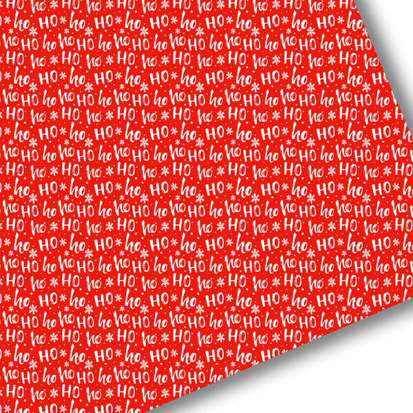 **READY TO SHIP!** Ho-Ho-Ho Premium Faux Leather