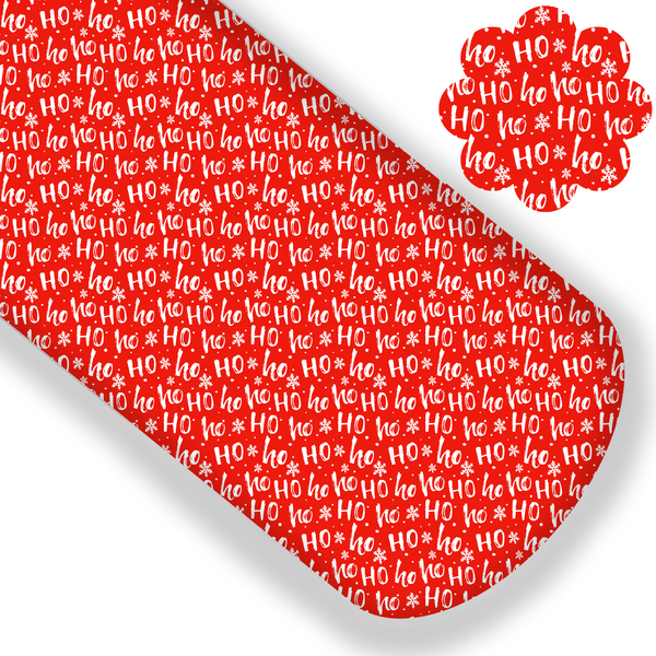 **READY TO SHIP!** Ho-Ho-Ho Premium Faux Leather