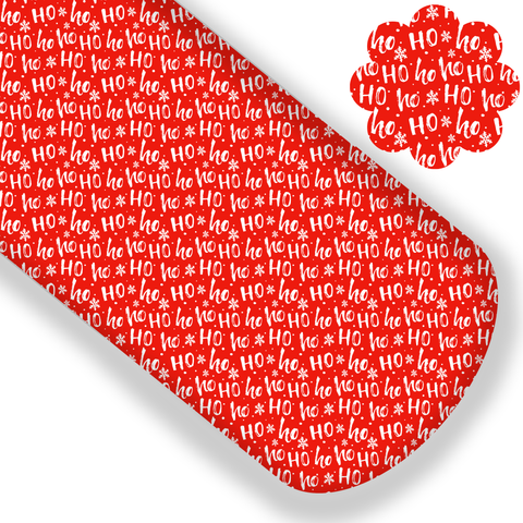 **READY TO SHIP!** Ho-Ho-Ho Premium Faux Leather